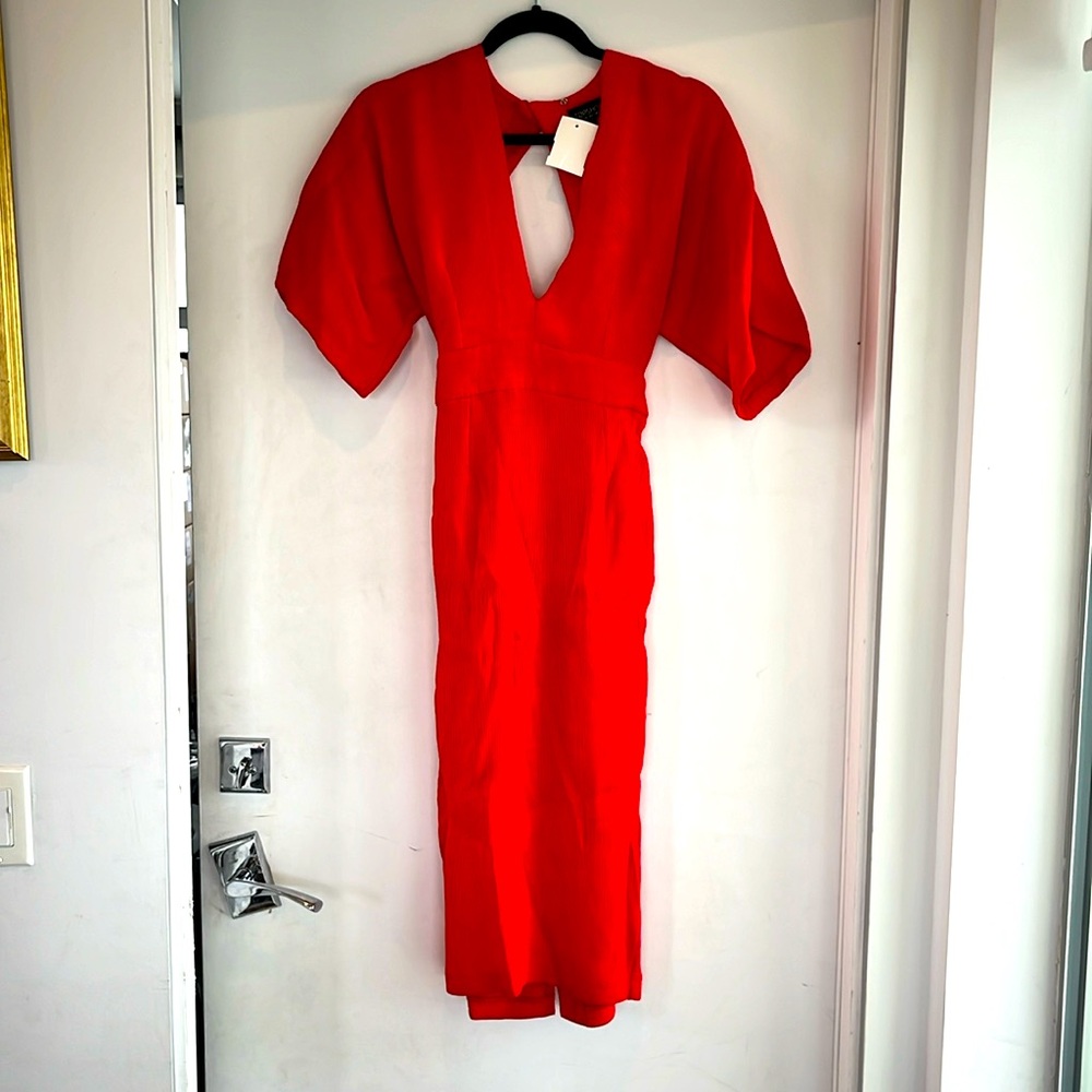 Topshop Red Dress